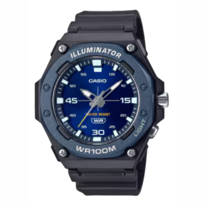Casio General MW-620H-2AV Black Resin Band Men Watch